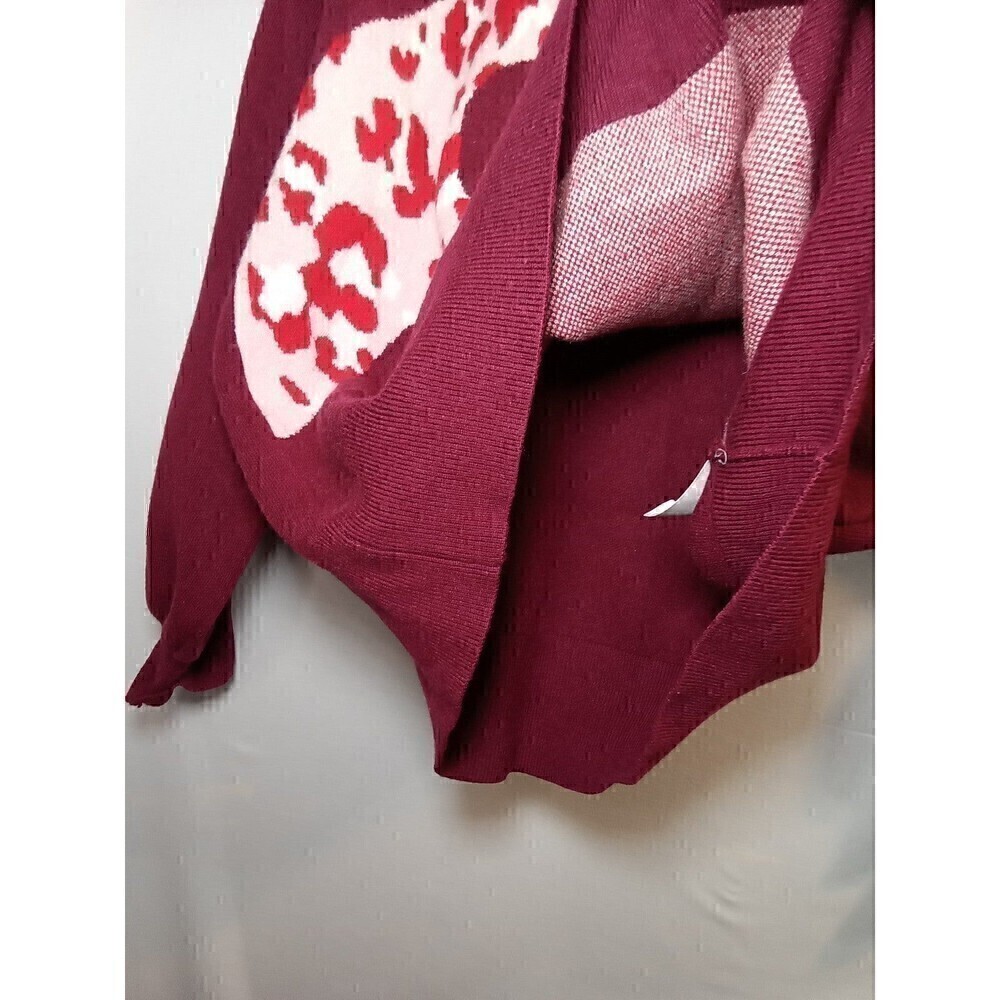 Crown & Ivy Womens small red sweater - Picture 9 of 10